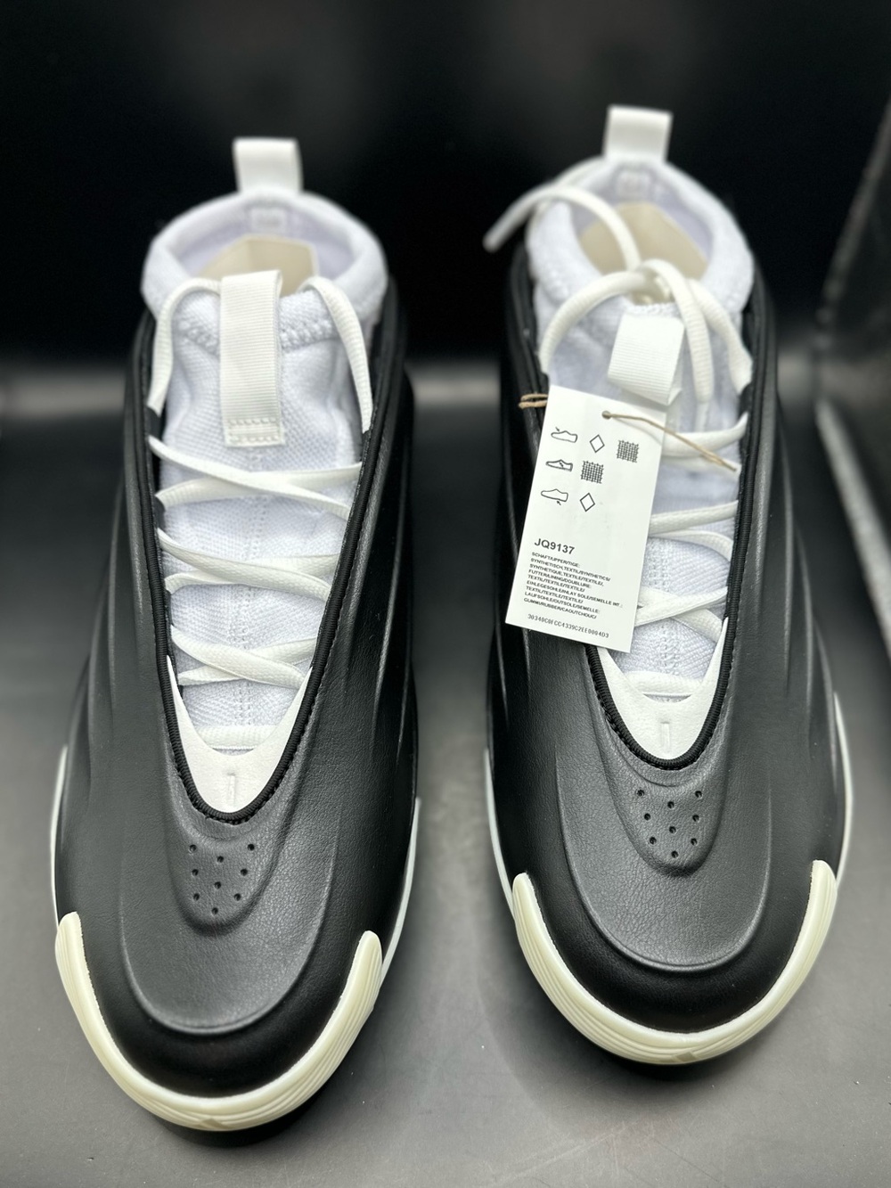 adidas Harden Vol. 9 Men’s Sz 12 Black Warm Vanilla (NEW) JQ9137 NIB